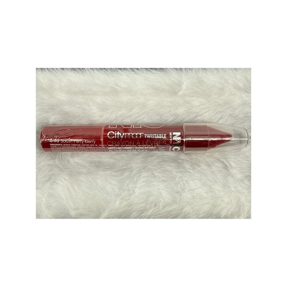 NYC City Proof Twistable Intense Lip Color 040 South Ferry Berry Crayon 0.07oz